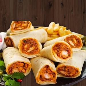 Chicken Dum Shawarma Roll
