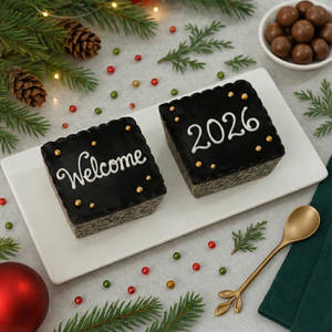 Happy New Year Brownies
