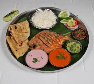 Pomfret thali