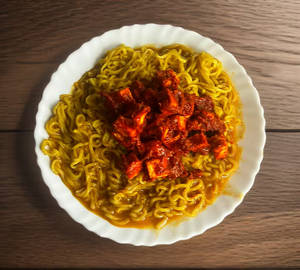 Paneer ghee roast maggi
