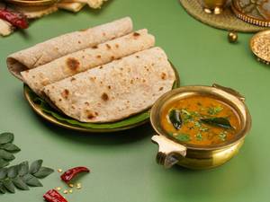 Palak Pappu With 3Pcs Multigrain Roti