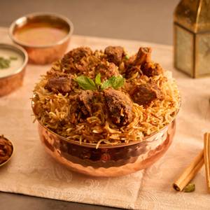 Nizami Mutton Dum Biryani (Serves 1-2)