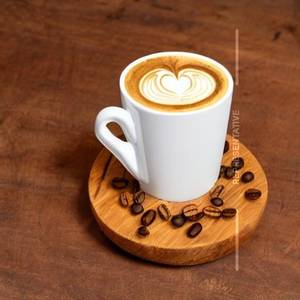 Flat white coffee