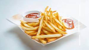 French fries salted