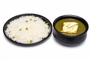 Chole Chawal Palak Paneer