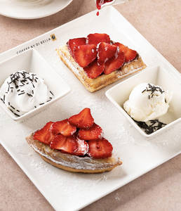 Fresh Strawberry Waffle