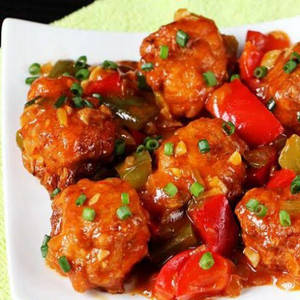Chicken Manchuria (wet)