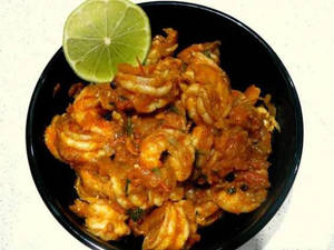 Achari Prawns