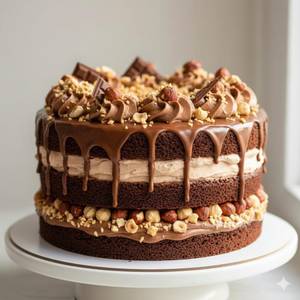 Hazelnut Nutella Cake