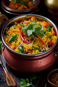 Zafrani Veg Dum Biryani Family Pack [Serves4]