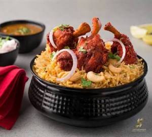 Chicken 65 biryani