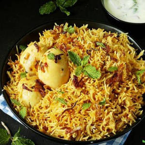 Zatrani Egg Biryani  [ Serves 2 ]