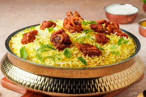 Zafrani Mutton Dum Biryani Family Pack [Serves 4]