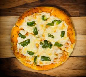 Cheese capsicum pizza