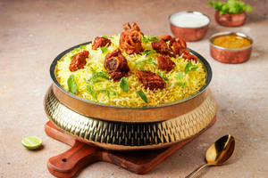 Zafrani Mutton Dum Biryani [Serves 2]