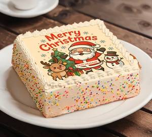 Christmas Special Square Cake [500g]