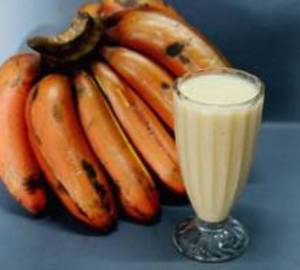 Red banana juice