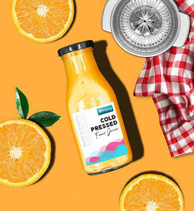 Orange Cold Pressed Fruit Juice