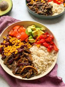 Mushroom Burrito Bowl