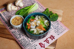 Prawn Burnt Garlic Clear Soup