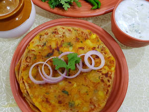 Aloo Achari Paratha
