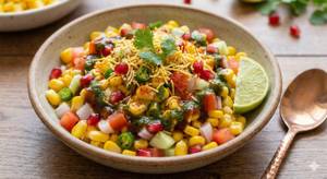 Corn chaat