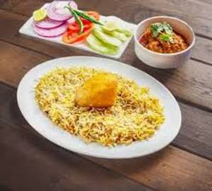 Aloo Biryani + Chicken Kasha Combo