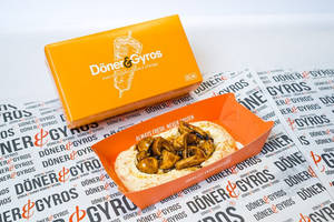 Grilled Mushroom & Hummus