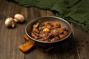 Mushroom Pepper Fry