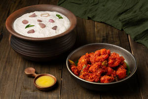 Curd Rice With Nei Podi Kozhi