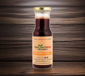 Iron enrich pure juice