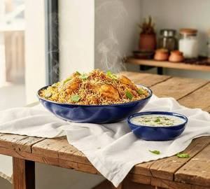 Ch biryani with raita