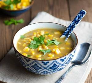 Sweet corn soup