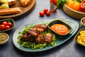 Bacon Wrapped Prawn