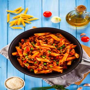 Red sauce pasta