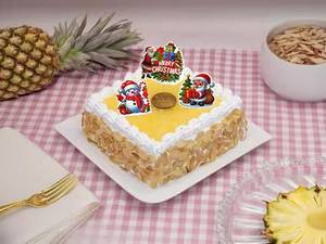 Christmas Special Fresh Pineapple Cake