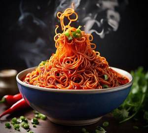 Chicken schezwan noodles
