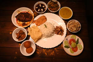 Special fish thali