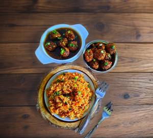 Schezwan gobi rice