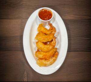 Golden Fried Prawns