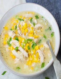 Sweet Corn Chicken Soup