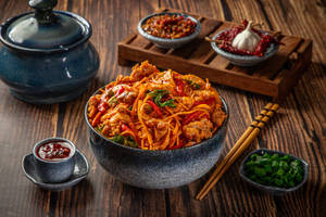 Chicken Chilly Garlic Noodles