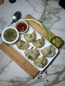 Chicken Steamed Momo [6 Pcs]