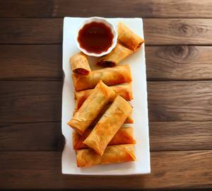 Chicken spring rolls [4 pieces]