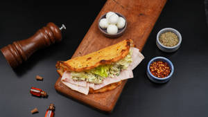 Egg & Ham Panuozzo