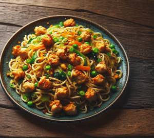 Chicken manchurian noodles