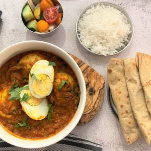 Bihari Anda Curry Thali
