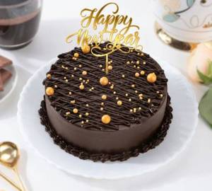 Happy New Year Chocolate Truffle Cake [1Kg]