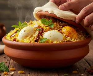 Dum Pukht Egg Biryani