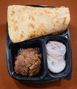 Mutton Shami Kabab (2Pcs.) + Mughlai Parantha (2Pcs.)